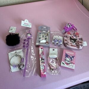 Hello kitty Sanrio 9 piece bundle.